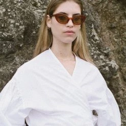 Auór Rosetta Sunglasses – Walnut Wardrobe