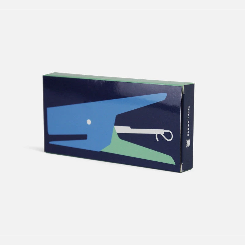 Papier Tigre Stapler – Green & Blue Workspace 5 Papier Tigre Stapler – Green & Blue Workspace