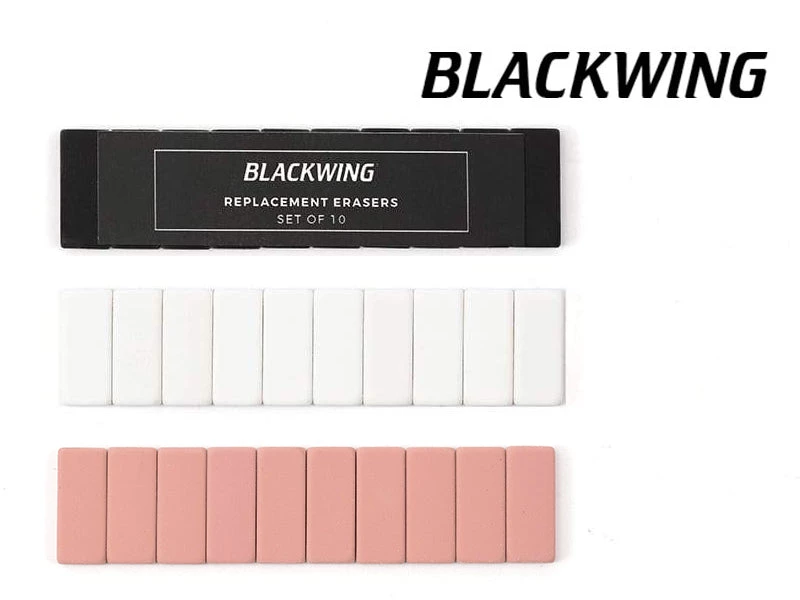 Palomino Blackwing Workspace Replacement Eraser 10pk – White • Black • Pink 3 Palomino Blackwing Workspace Replacement Eraser 10pk – White • Black • Pink