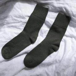 General Sleep Summer Bed Socks – Seaweed