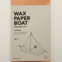 Wax Atelier Origami Kit - Waxed Paper Sail Boat 9 Wax Atelier Origami Kit - Waxed Paper Sail Boat