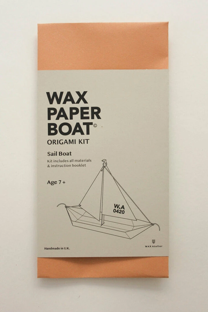Wax Atelier Origami Kit - Waxed Paper Sail Boat 4 Wax Atelier Origami Kit - Waxed Paper Sail Boat