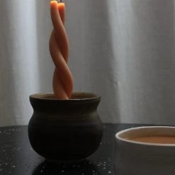 Wax Atelier Twisted Candle – Pink Blossom