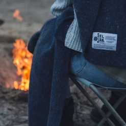 Seljak Brand Indigo Blanket – Fringe 9 Seljak Brand Indigo Blanket – Fringe