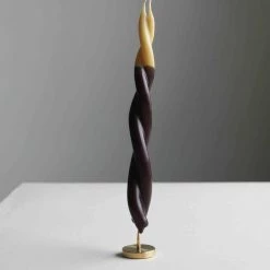 Wax Atelier Twisted Candle – Double-Dipped