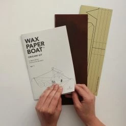 Wax Atelier Living Origami Kit - Waxed Paper Cargo Boat