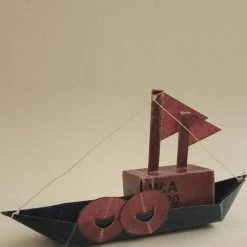 Wax Atelier Living Origami Kit - Waxed Paper Cargo Boat