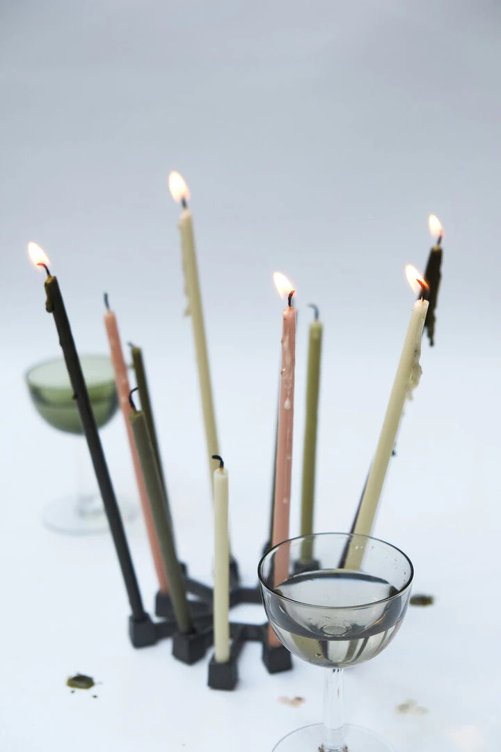 Wax Atelier 8 Celebration Candles – Moss 2 Wax Atelier 8 Celebration Candles – Moss