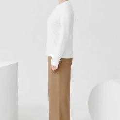 Kowtow Long Sleeve Top - White EOS Sale* 8 Kowtow Long Sleeve Top - White EOS Sale*