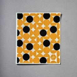 Nil Kitchen＋Table Eco Dishcloth - Yellow Dot