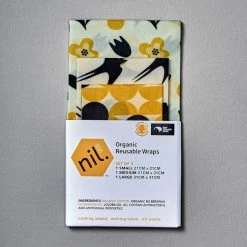 Nil Organic Beeswax Food Wrap - Yellow Range (3 Pack) 9 Nil Organic Beeswax Food Wrap - Yellow Range (3 Pack)