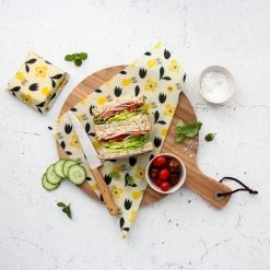 Nil Organic Beeswax Food Wrap - Yellow Range (3 Pack) 8 Nil Organic Beeswax Food Wrap - Yellow Range (3 Pack)