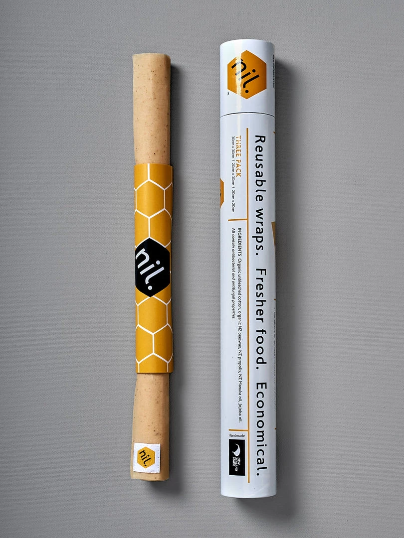 Nil Food Wraps - Natural Range (3 Pack) Kitchen+Table 2 Nil Food Wraps - Natural Range (3 Pack) Kitchen+Table