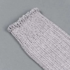 Nishiguchi Kutsushita Boston Slab Socks – Grey Denim 14 Nishiguchi Kutsushita Boston Slab Socks – Grey Denim