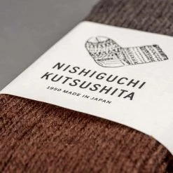Nishiguchi Kutsushita Wardrobe Boston Slab Socks – Brown Fawn 15 Nishiguchi Kutsushita Wardrobe Boston Slab Socks – Brown Fawn