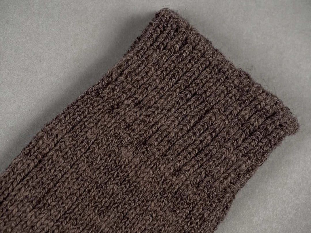 Nishiguchi Kutsushita Wardrobe Boston Slab Socks – Brown Fawn 9 Nishiguchi Kutsushita Wardrobe Boston Slab Socks – Brown Fawn
