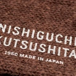 Nishiguchi Kutsushita Wardrobe Boston Slab Socks – Brown Fawn 21 Nishiguchi Kutsushita Wardrobe Boston Slab Socks – Brown Fawn