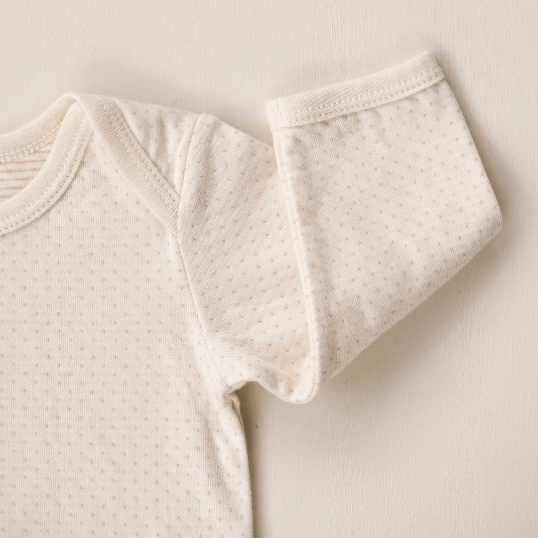 Noo Noo Organic Long Sleeve Onesie - Spot 2 Noo Noo Organic Long Sleeve Onesie - Spot