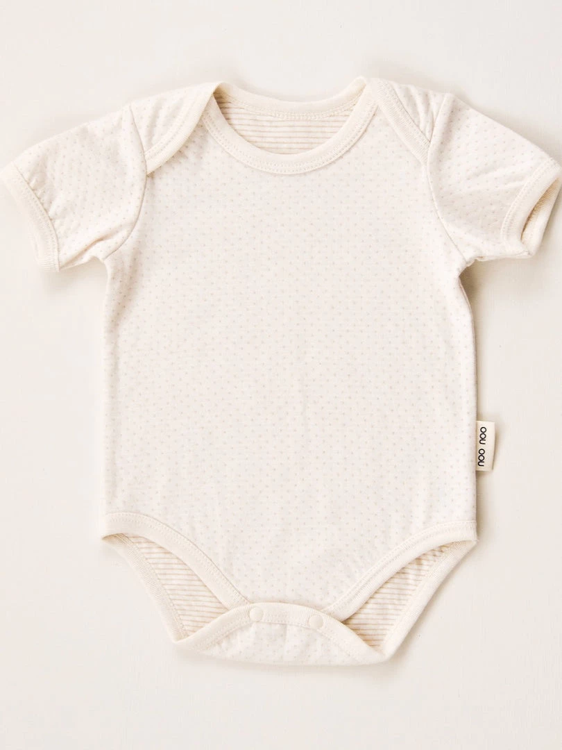 Noo Noo Organic Short Sleeve Onesie - Spot 2 Noo Noo Organic Short Sleeve Onesie - Spot