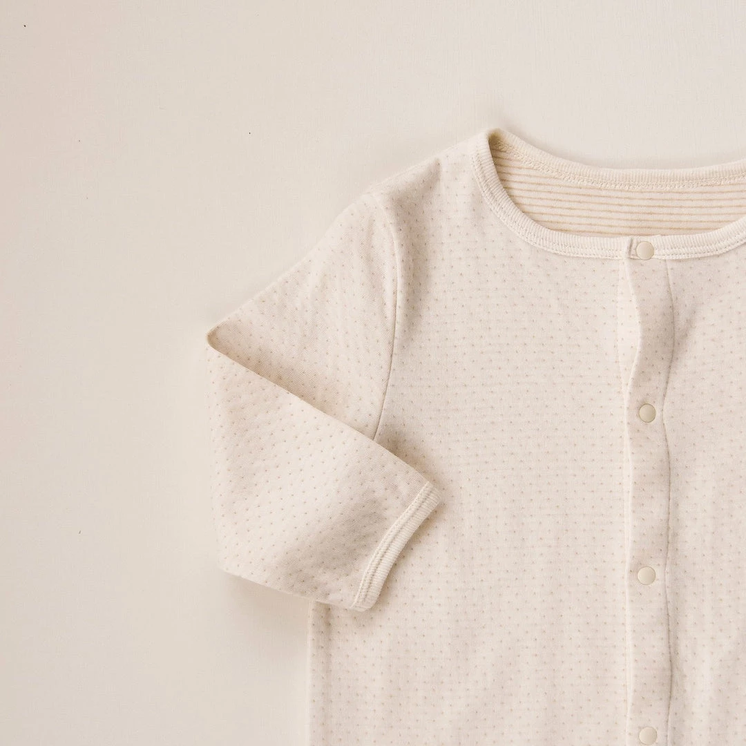 Noo Noo Organic Sleeping Gown - Spot Baby+Child 2 Noo Noo Organic Sleeping Gown - Spot Baby+Child