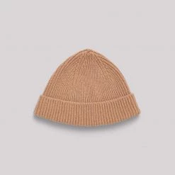 Organic Basics Wardrobe Recycled Cashmere Beanie – Camel