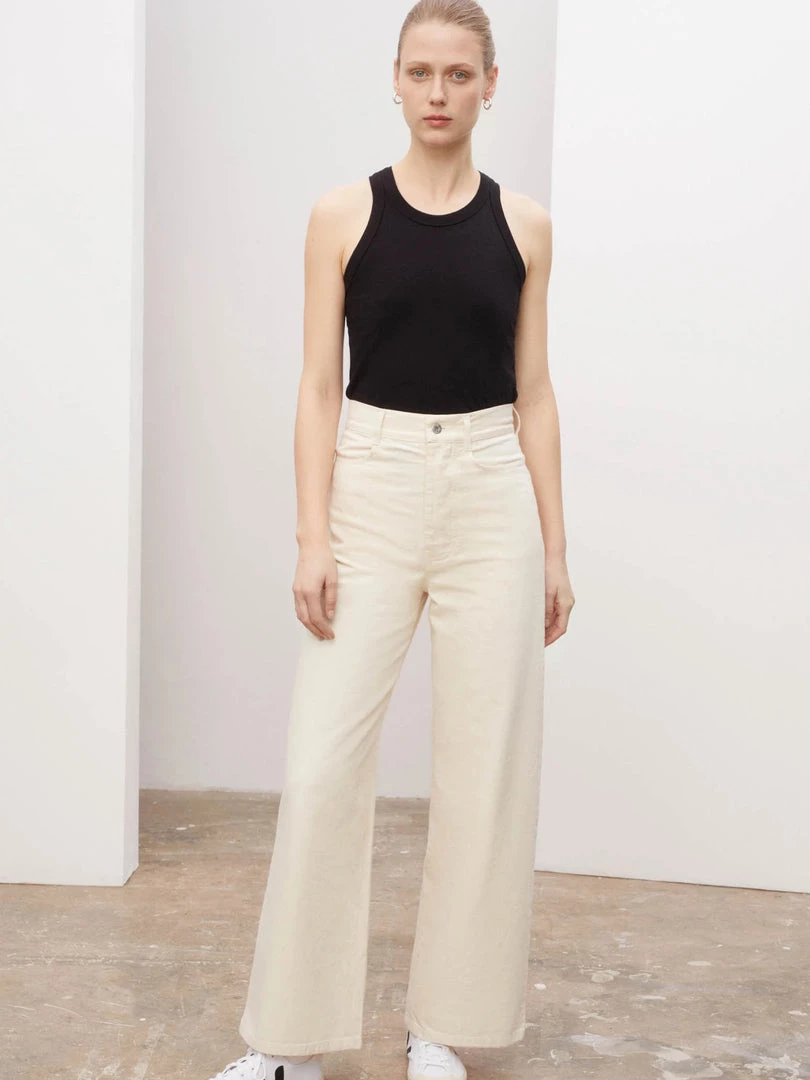 Kowtow Sailor Jeans - Greige EOS Sale* 1 Kowtow Sailor Jeans - Greige EOS Sale*