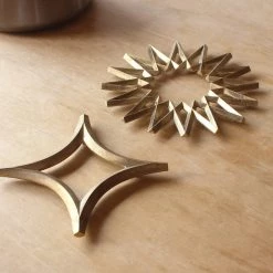Futagami Living Brass Trivet – Galaxy 14 Futagami Living Brass Trivet – Galaxy