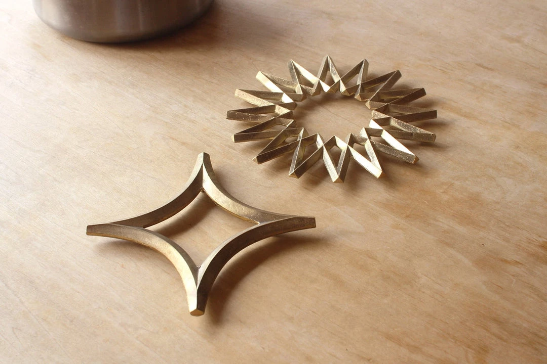 Futagami Living Brass Trivet – Galaxy 7 Futagami Living Brass Trivet – Galaxy