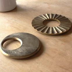 Futagami Brass Trivet – Moon 11 Futagami Brass Trivet – Moon